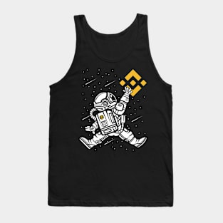 Astronaut Binance BNB Coin To The Moon Crypto Token Cryptocurrency Wallet Birthday Gift For Men Women Kids Tank Top